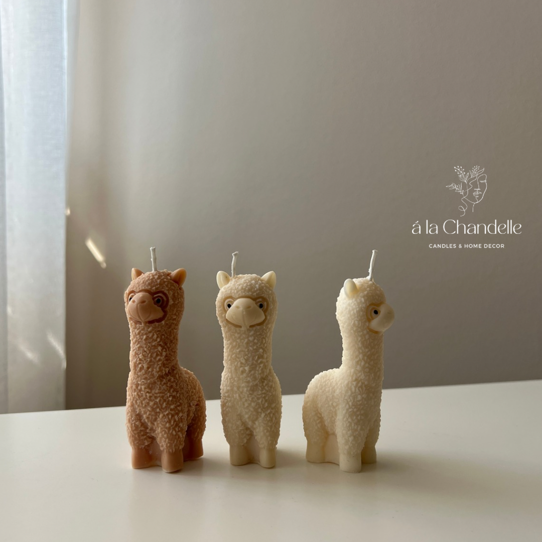 Alpaka Kerze