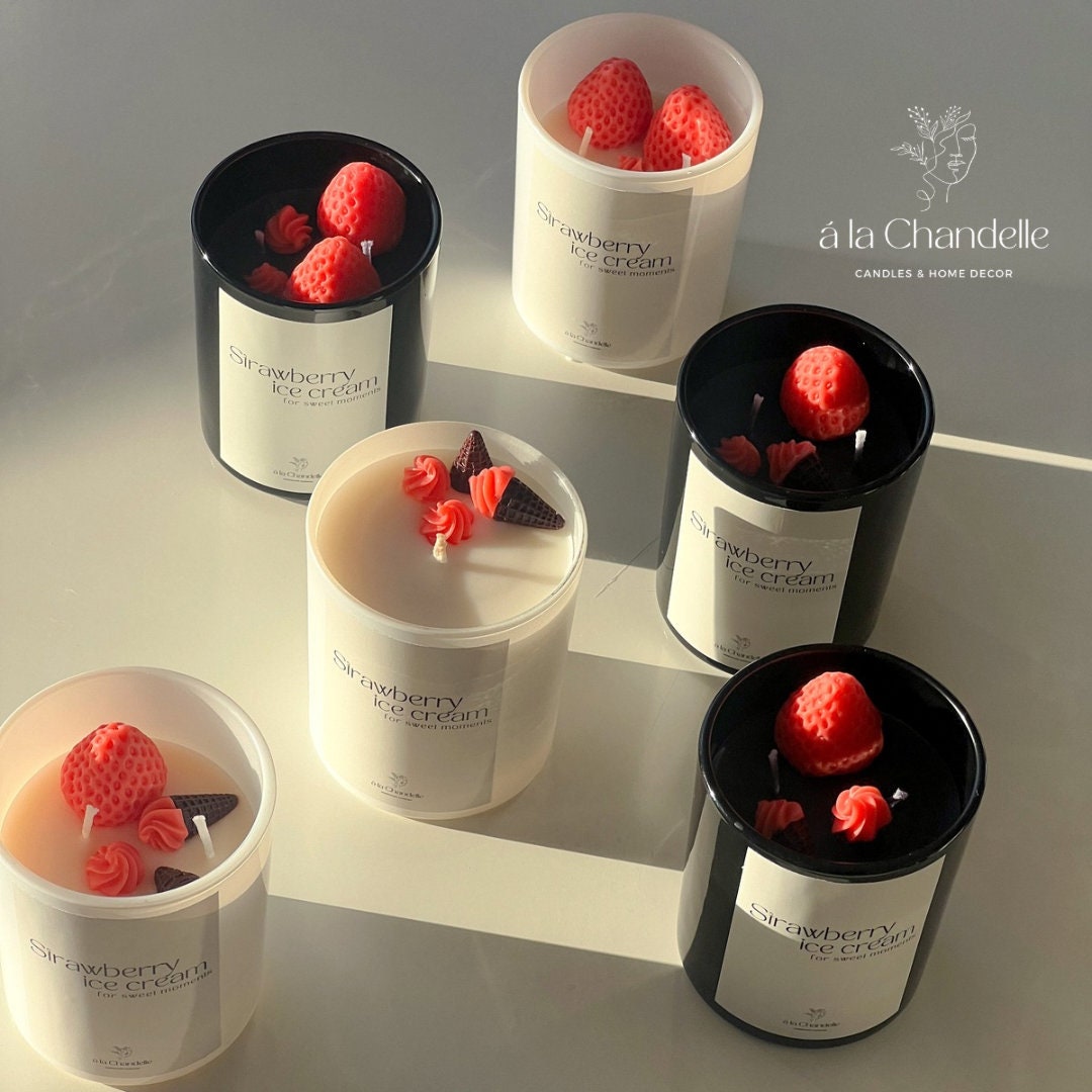 Strawberry ice cream Duftkerze