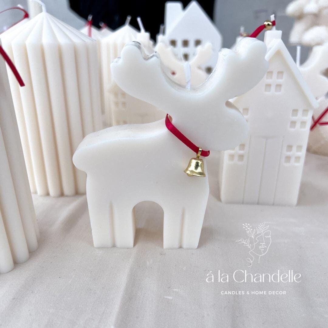 Rentier Kerze
