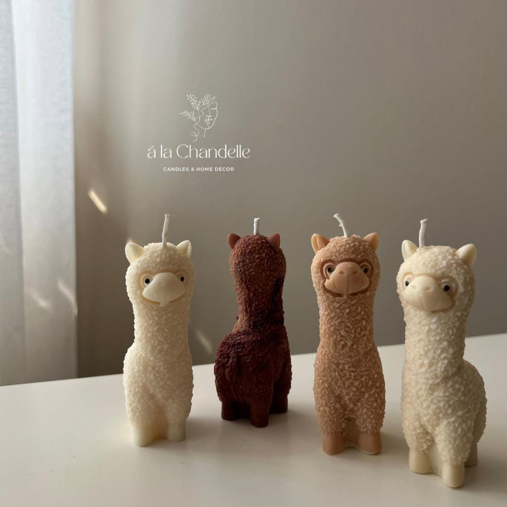 Alpaka Kerze